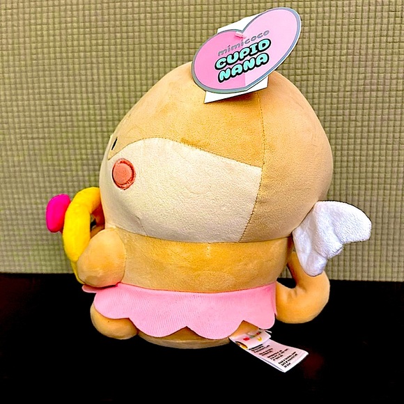 Mimicoco Cupid Nana Weighted Plushie Dog Wings Heart Bow Valentine’s Day Plushie - Picture 4 of 6